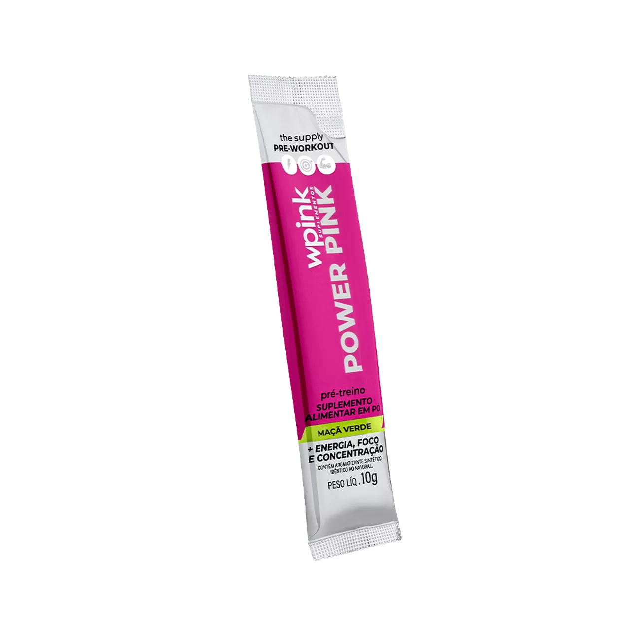power pink de maçã verde - pré-treino – 300g - wp