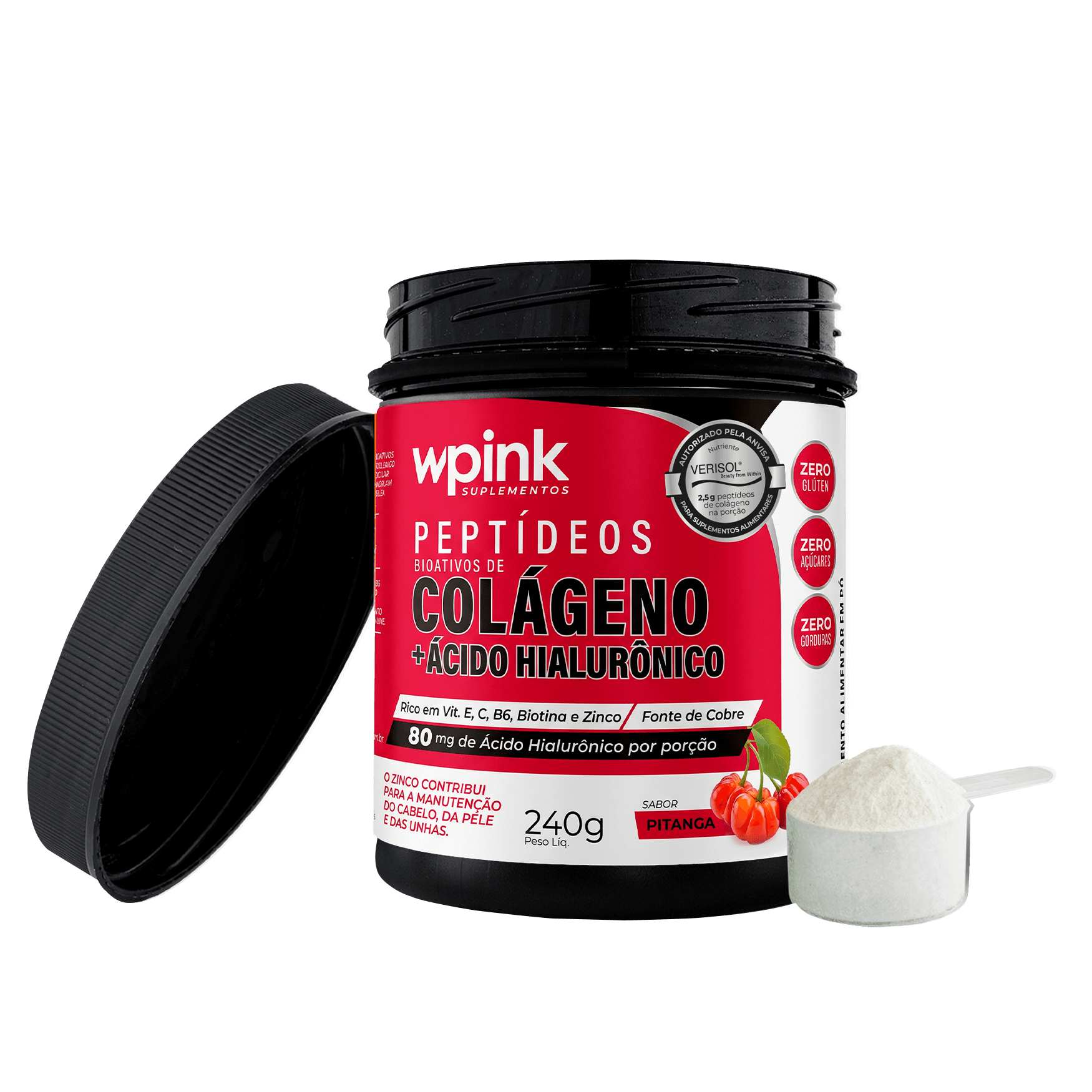 colágeno de pitanga - 240g - the supply - wp