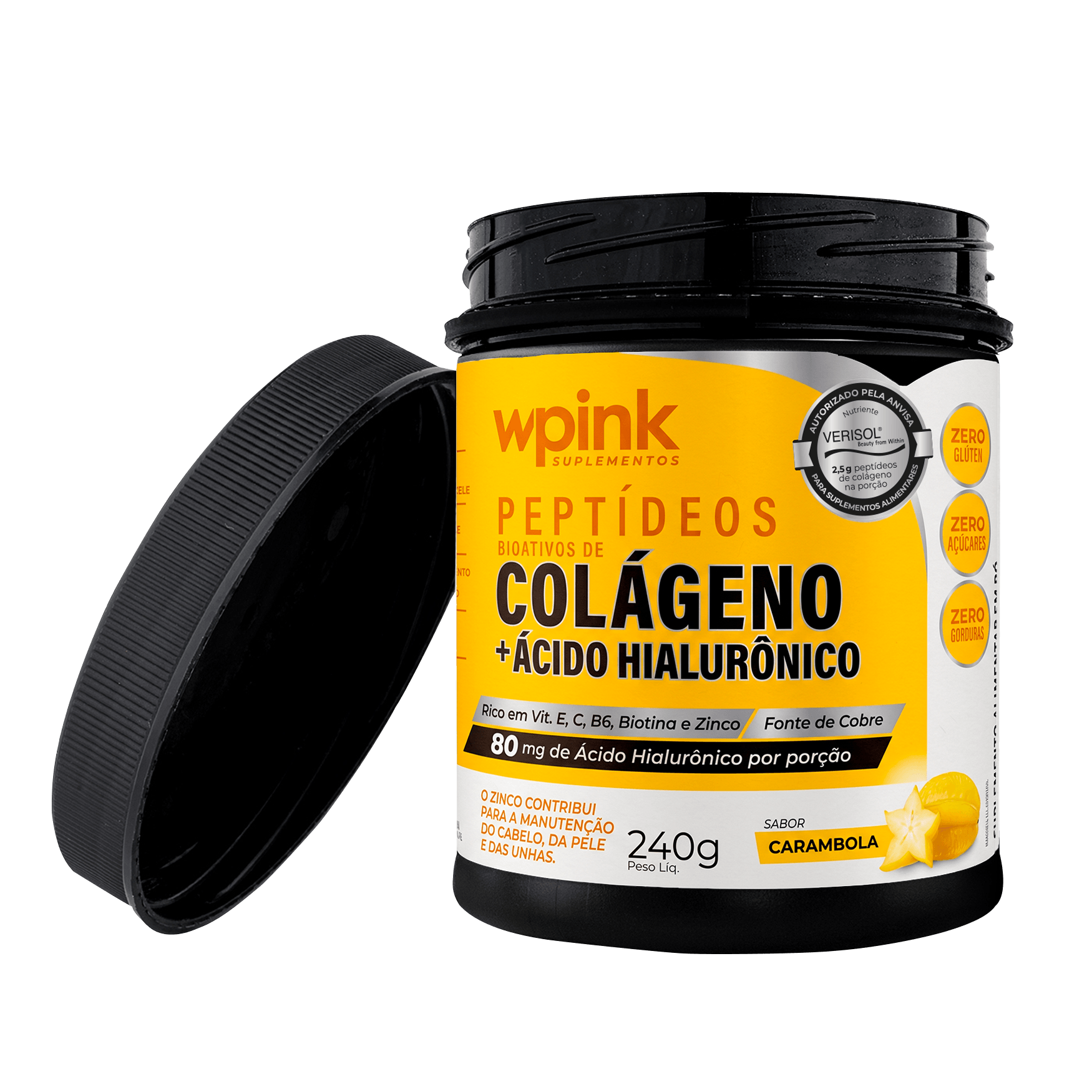 colágeno de carambola - 240g - the supply - wp