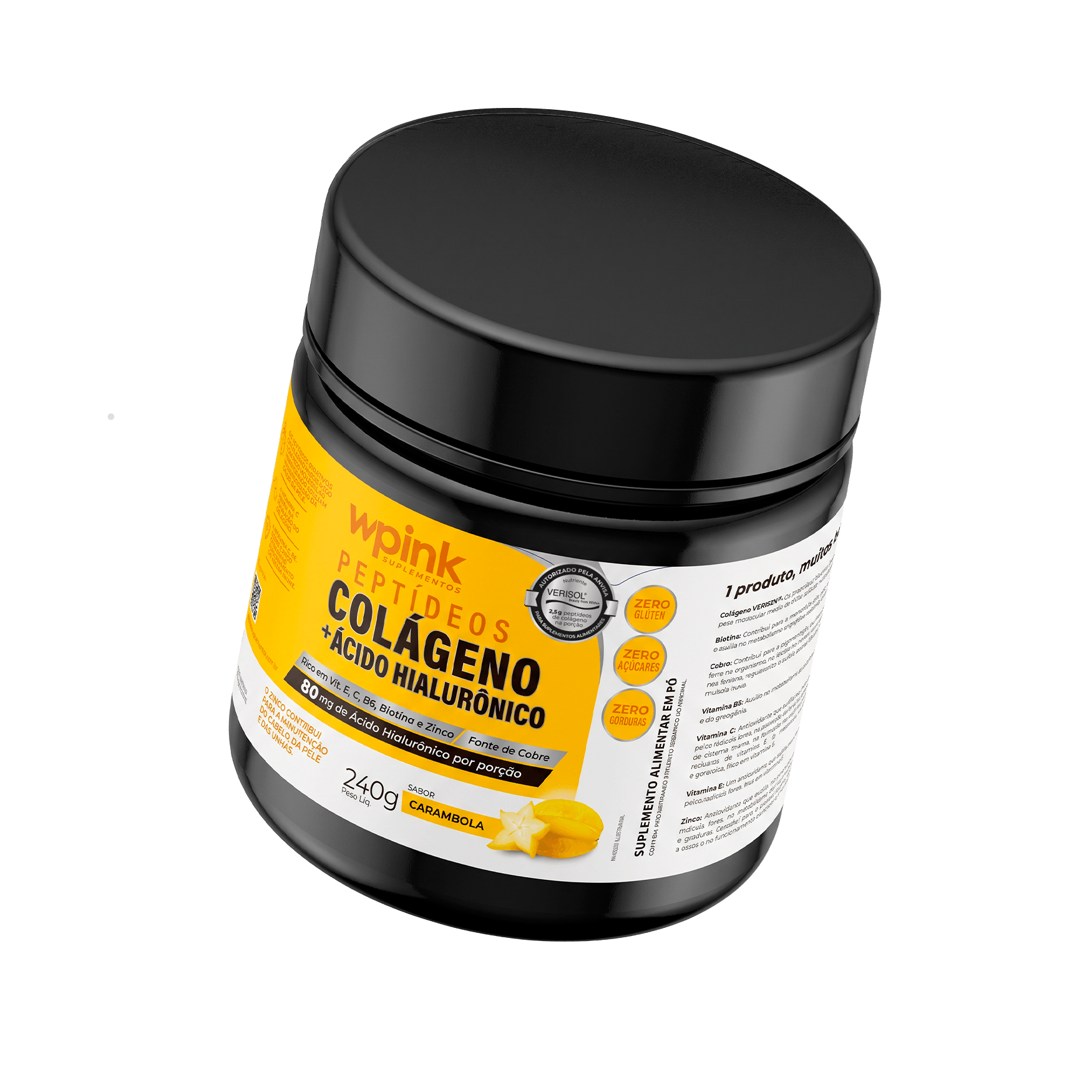 colágeno de carambola - 240g - the supply - wp