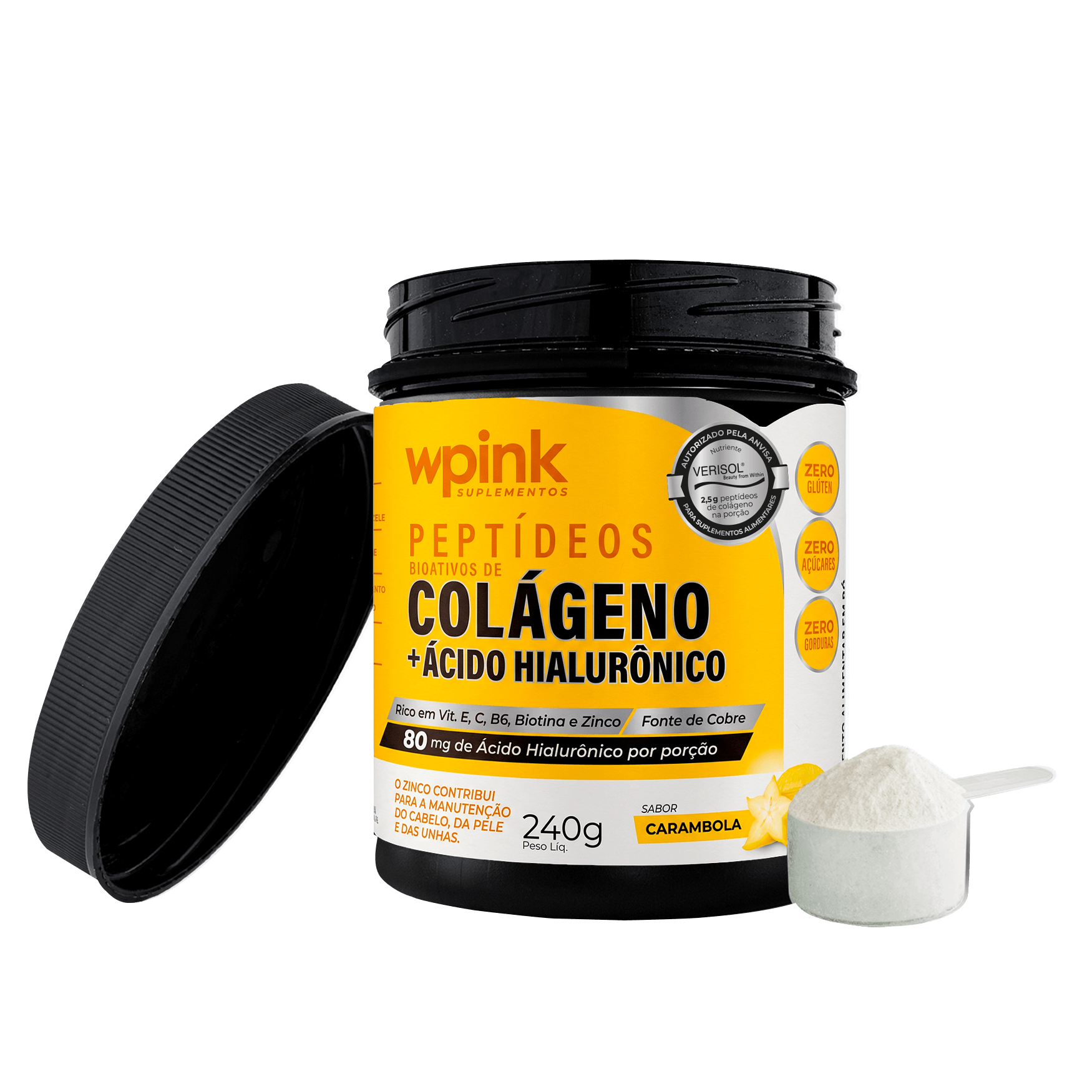 colágeno de carambola - 240g - the supply - wp
