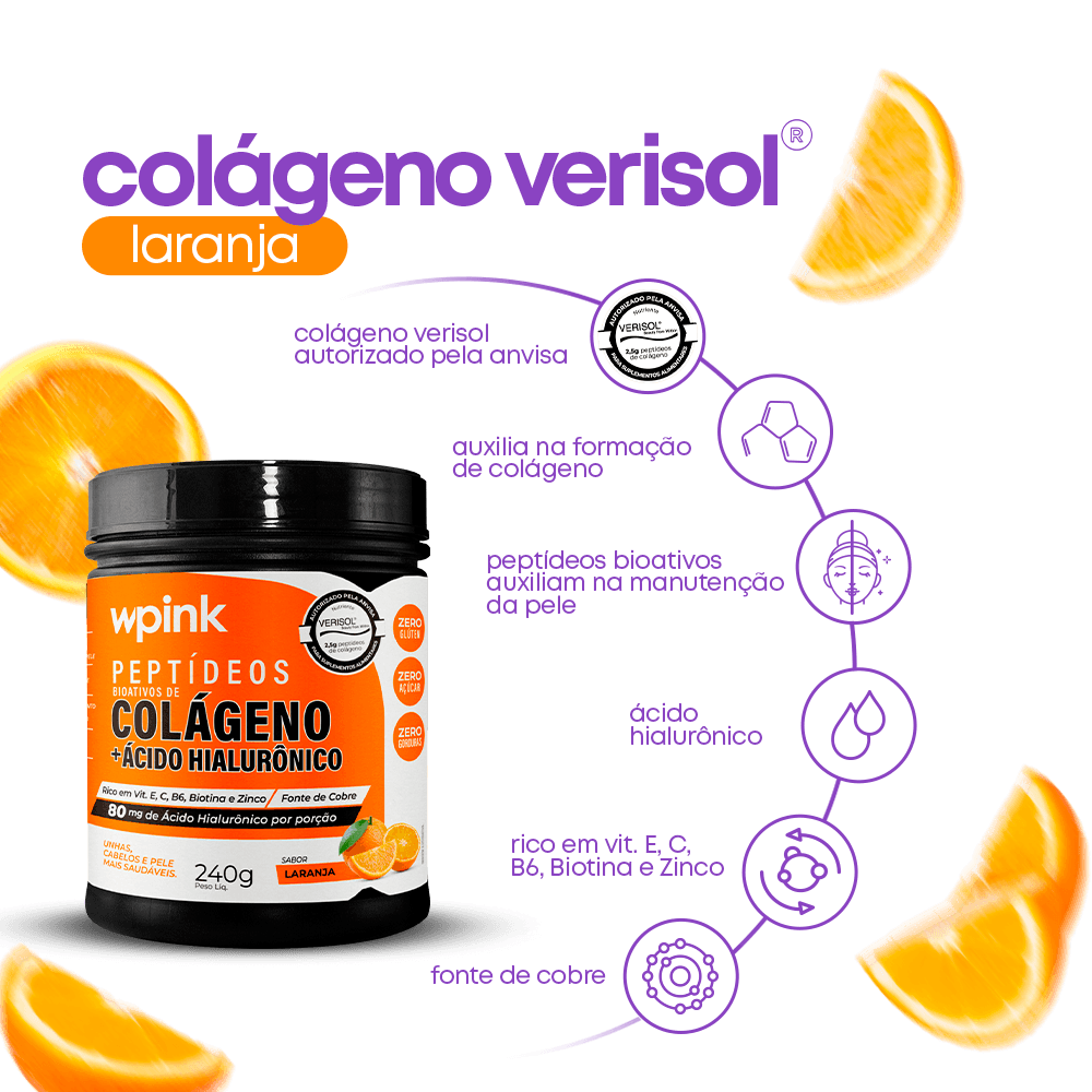 colágeno de laranja - 240g - the supply – wp