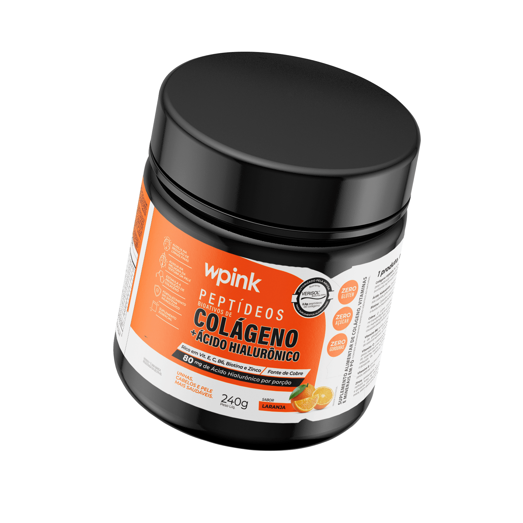 colágeno de laranja - 240g - the supply – wp