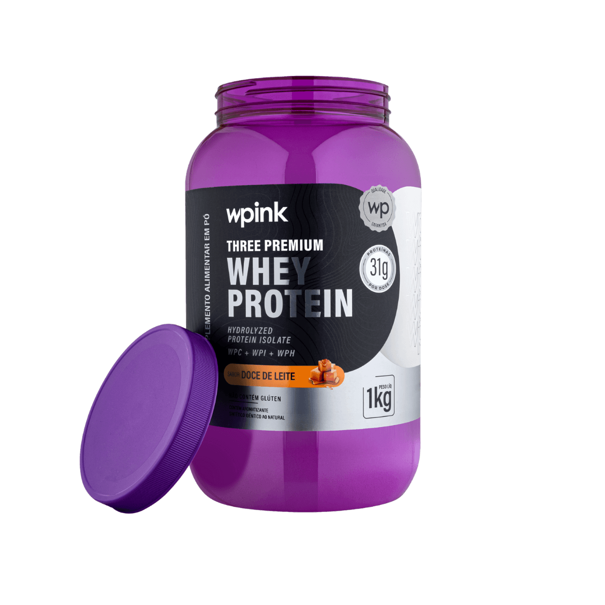 three premium whey protein doce de leite 3W - (1kg) - wp