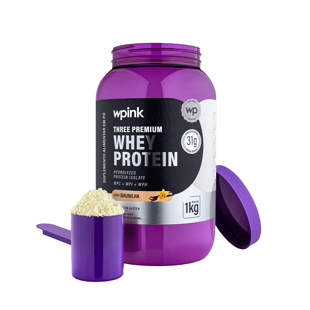 three premium whey protein baunilha 3W - (1kg) - wp