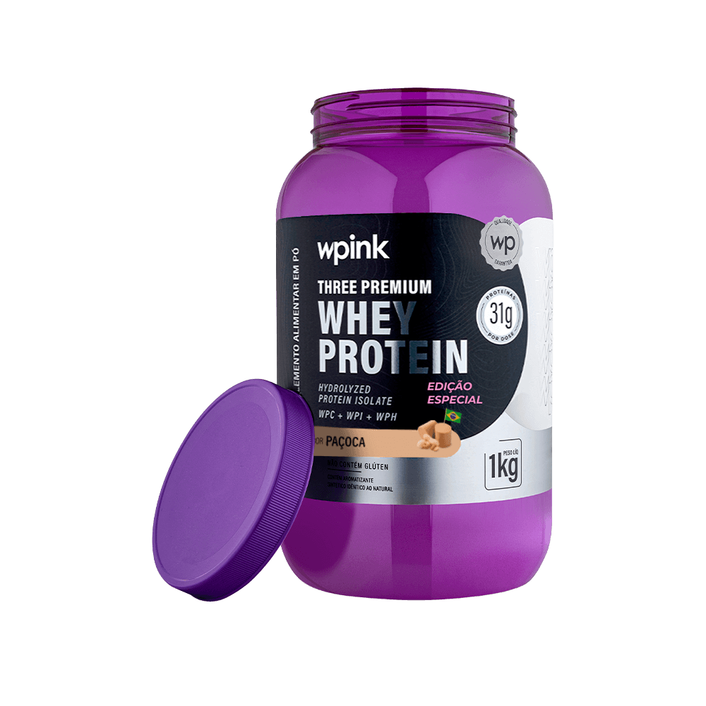 three premium whey protein paçoca 3W - (1kg) - wp