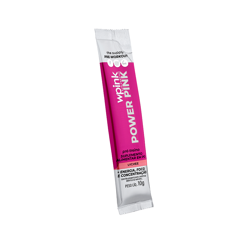 power pink de lichia - pré-treino – 300g - wp