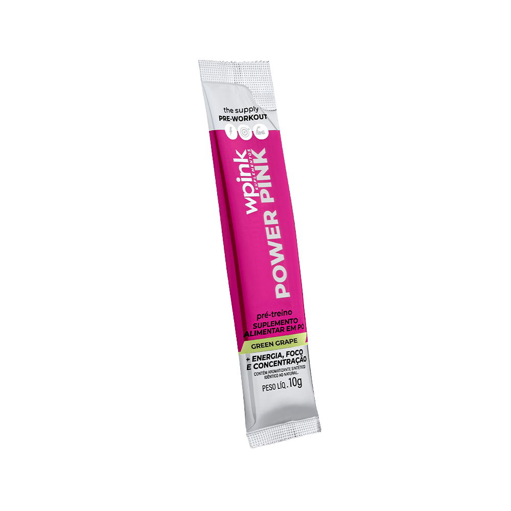 power pink de uva verde - pré-treino – 300g - wp